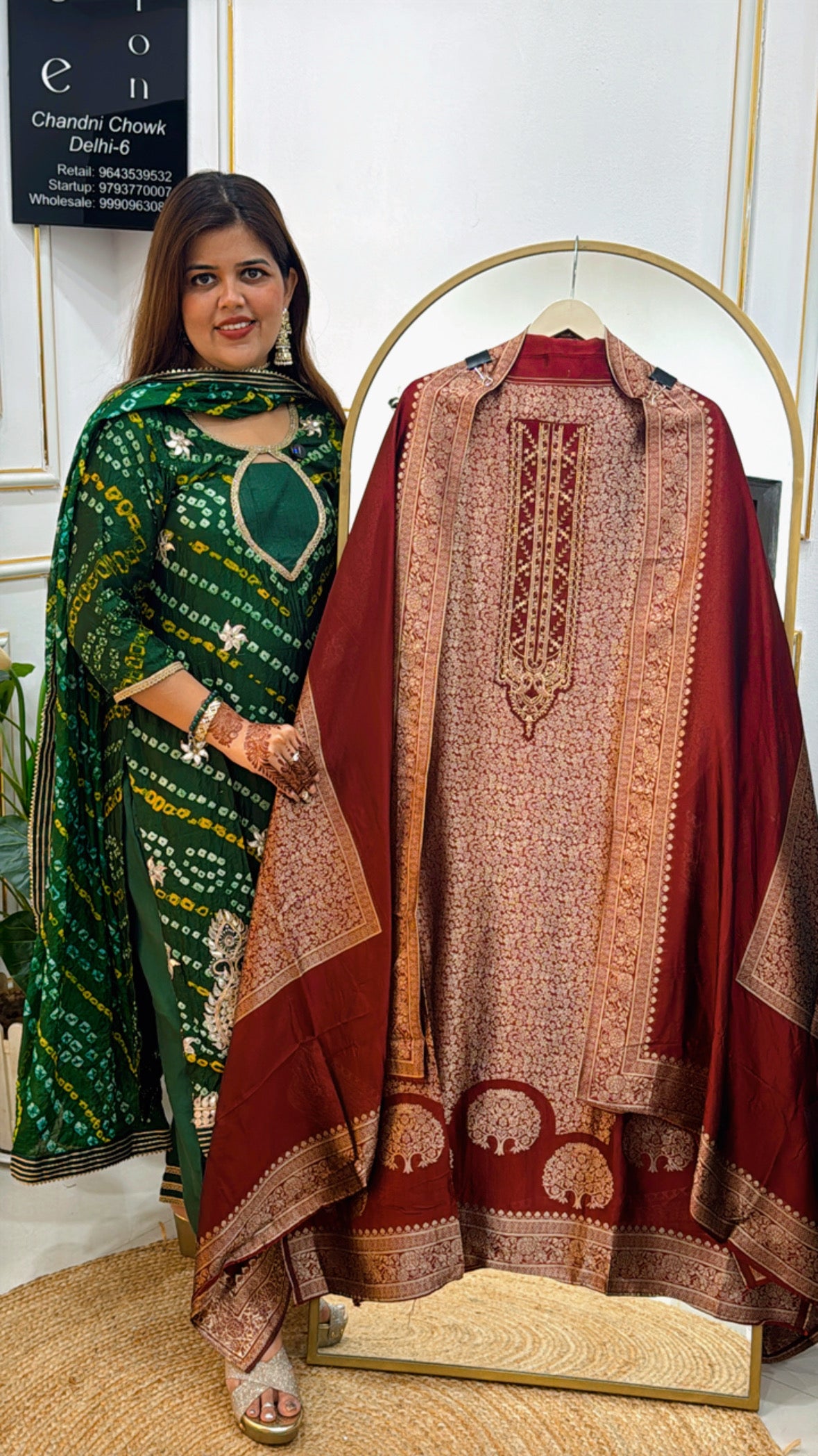 Festival Special Premium Raw Banglori Silk Suit Material – Fully Weaved Shirt &amp; Dupatta GF 370