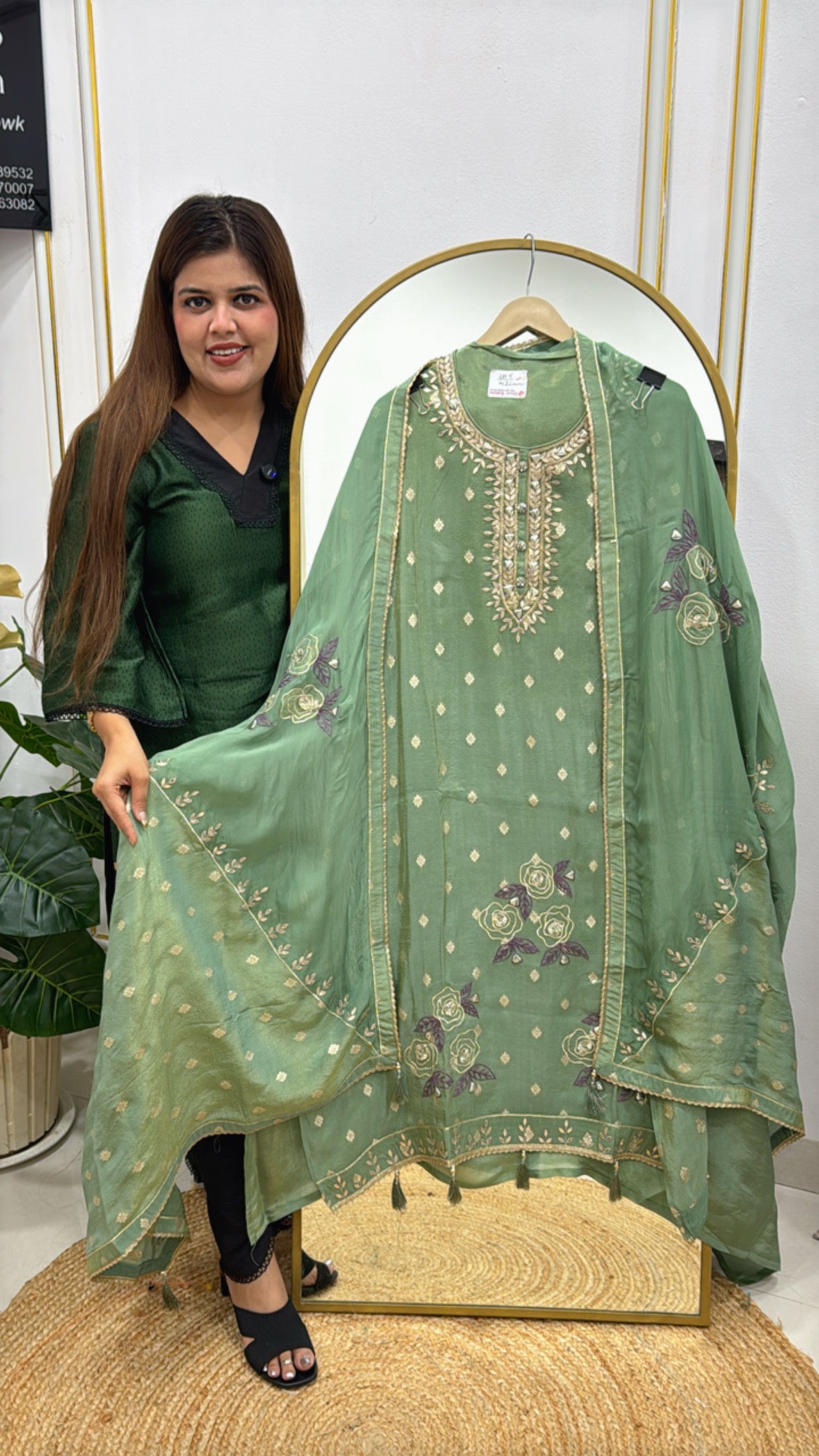 festival special kanjivaram silk weaved designer silk suit material GF 329