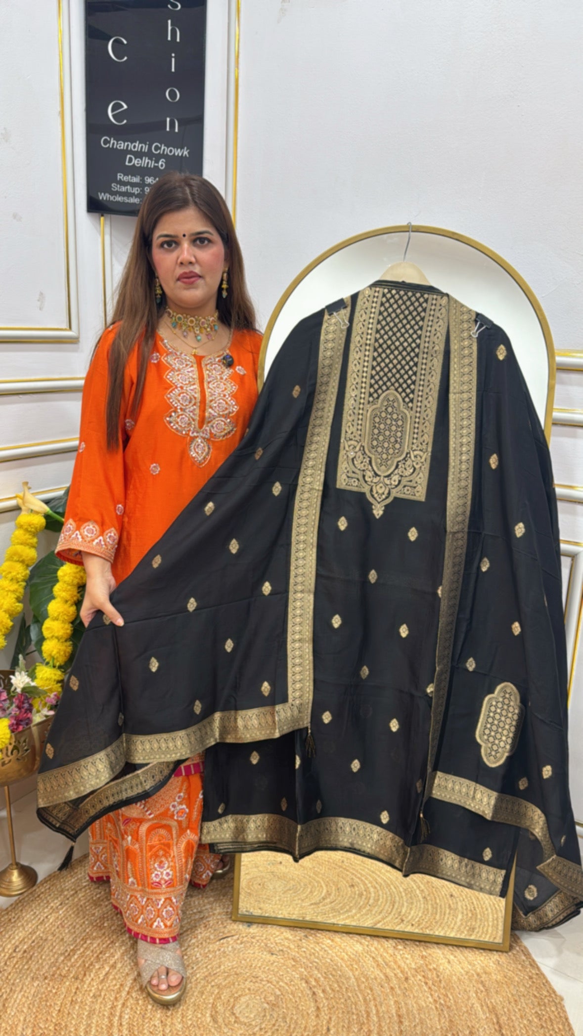 Premium pure banglori silk weaved suit material with banglori silk weaved dupatta GF658
