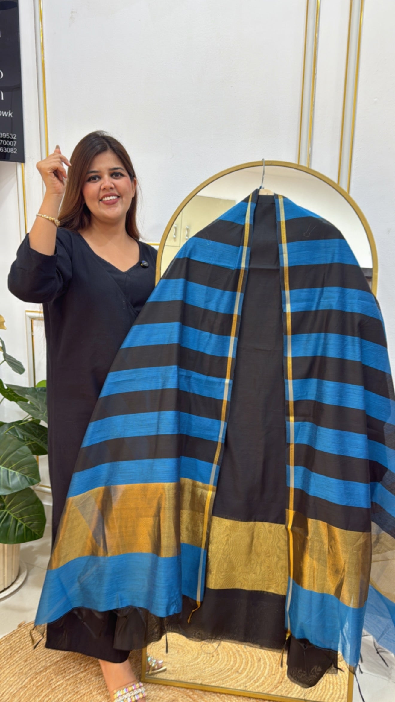 Latest Chanderi Raw Silk Suit Set GF 326