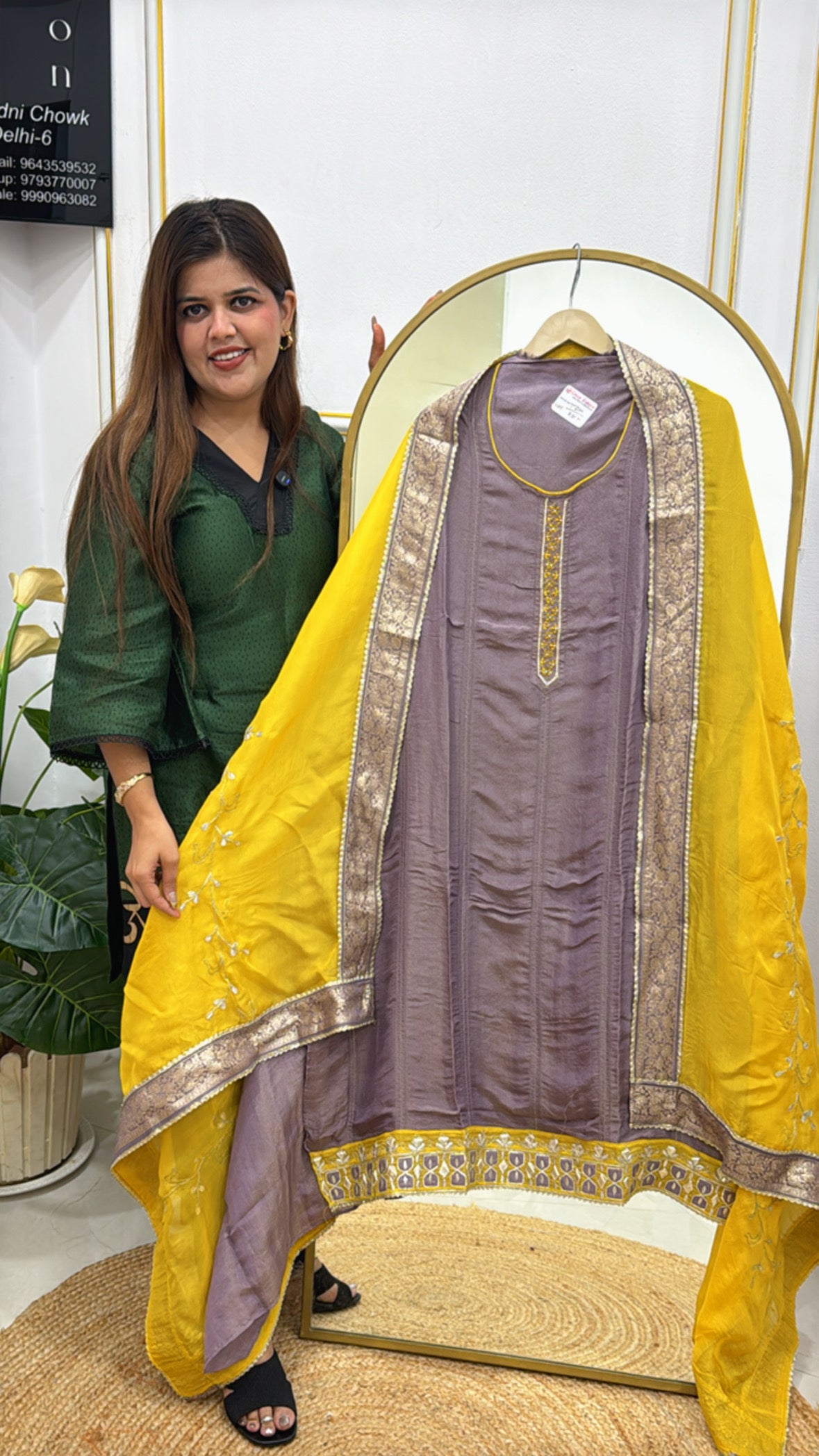 Pure Kanjivaram Organza Silk Unstitched Suit with Designer Weaved Dupatta GF 318