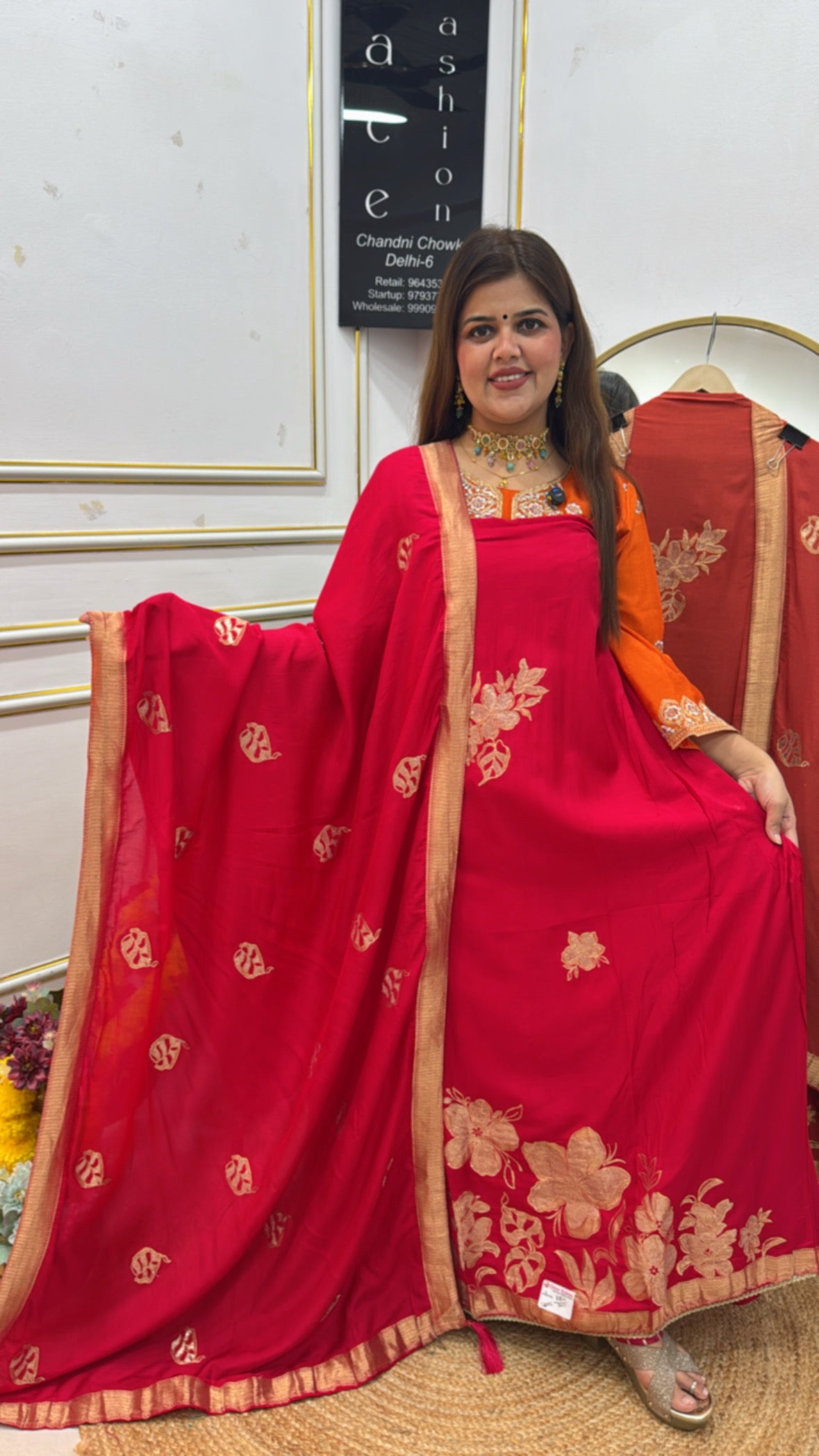 Smart and elegant super soft silk fully weaved suit material with full weaved dupatta GF656