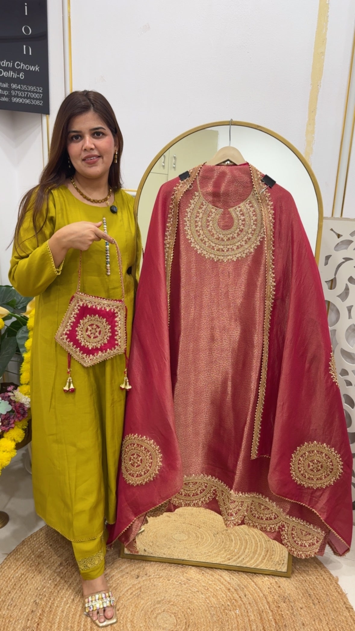 Kajivaram gold glam pure silk Kajivaram silk ultra luxury suit mater along with Kajivaram full work dupatta with premium handwork Potli GF708