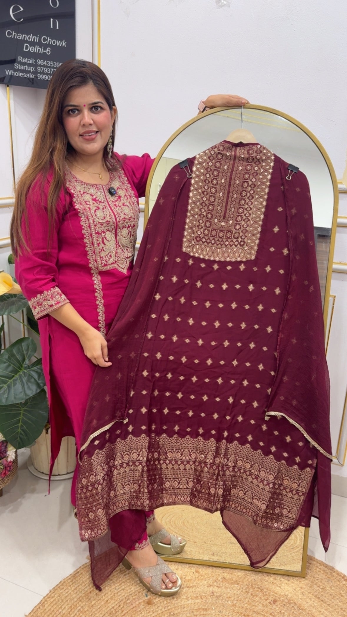 Beautiful and stylish prettiest fully weaved organza silk suit material perfect for any small occasion GF777