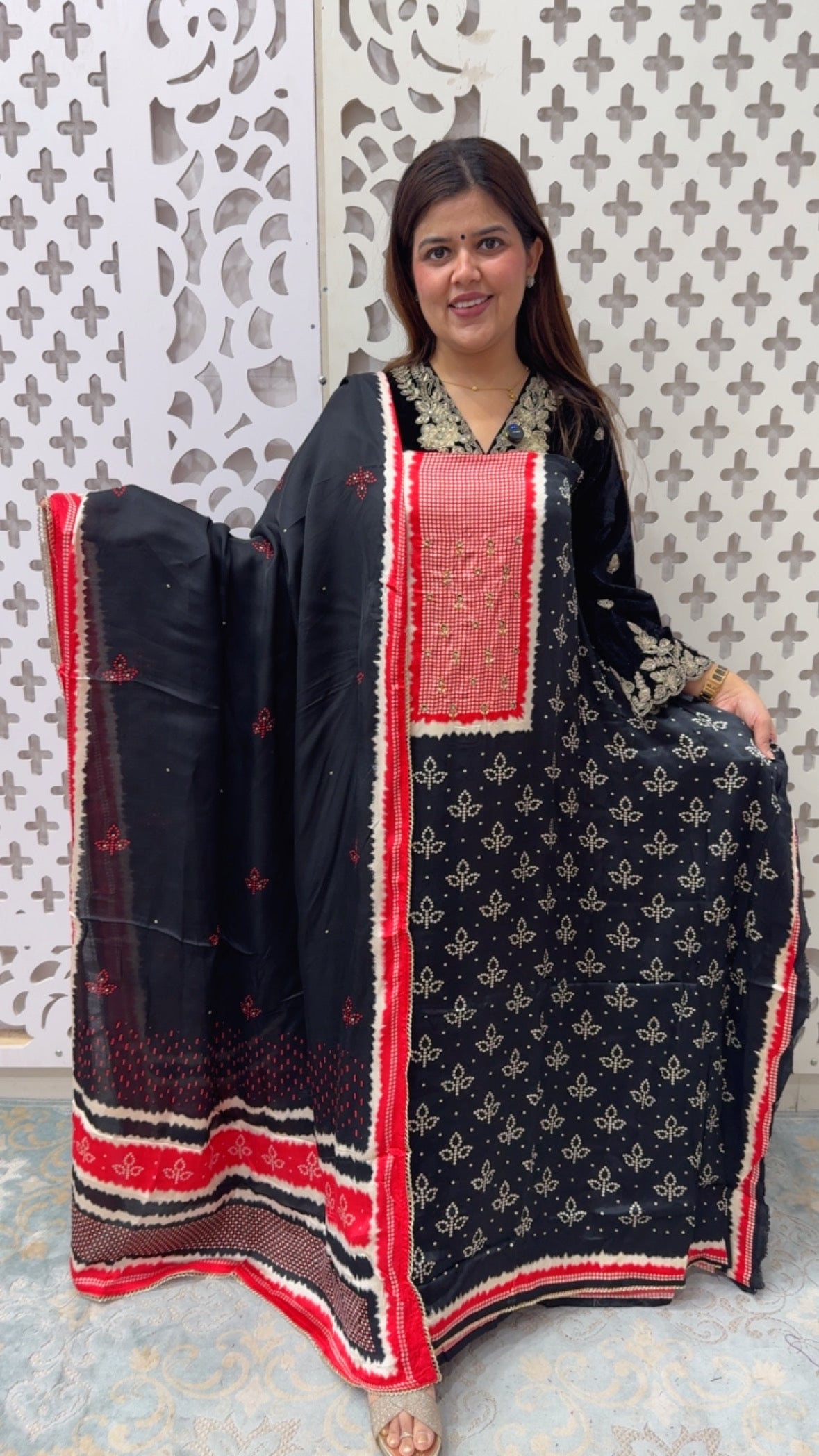 Gazzi silk ,Bestseller pure and unique printed gazzi silk shirt with stylish gazzi silk dupatta GF834