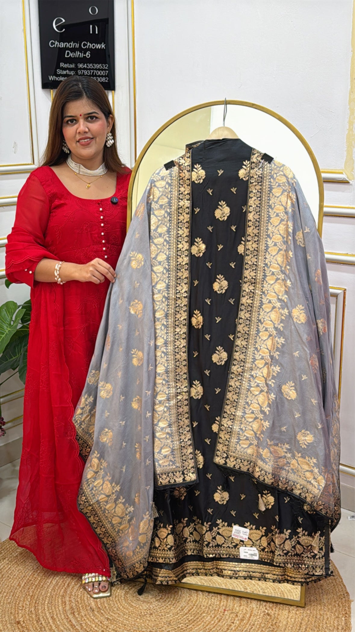 Wedding Season Special Pure Banglori Silk Full Weaved Suit with Matching Dupatta GF 541