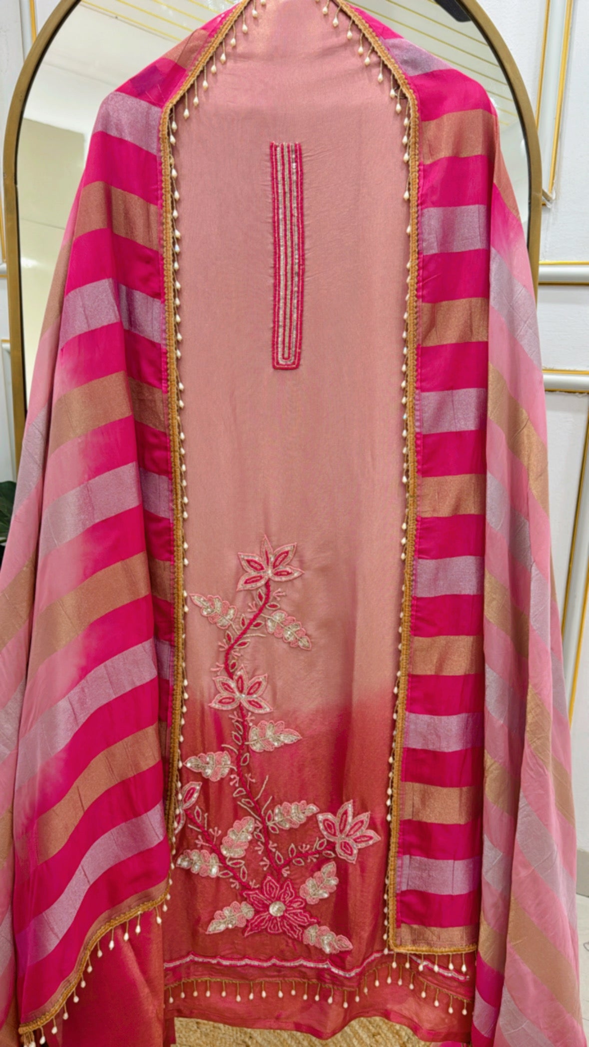 Festival Special Shimmer Silk Ombre Suit Set GF 328