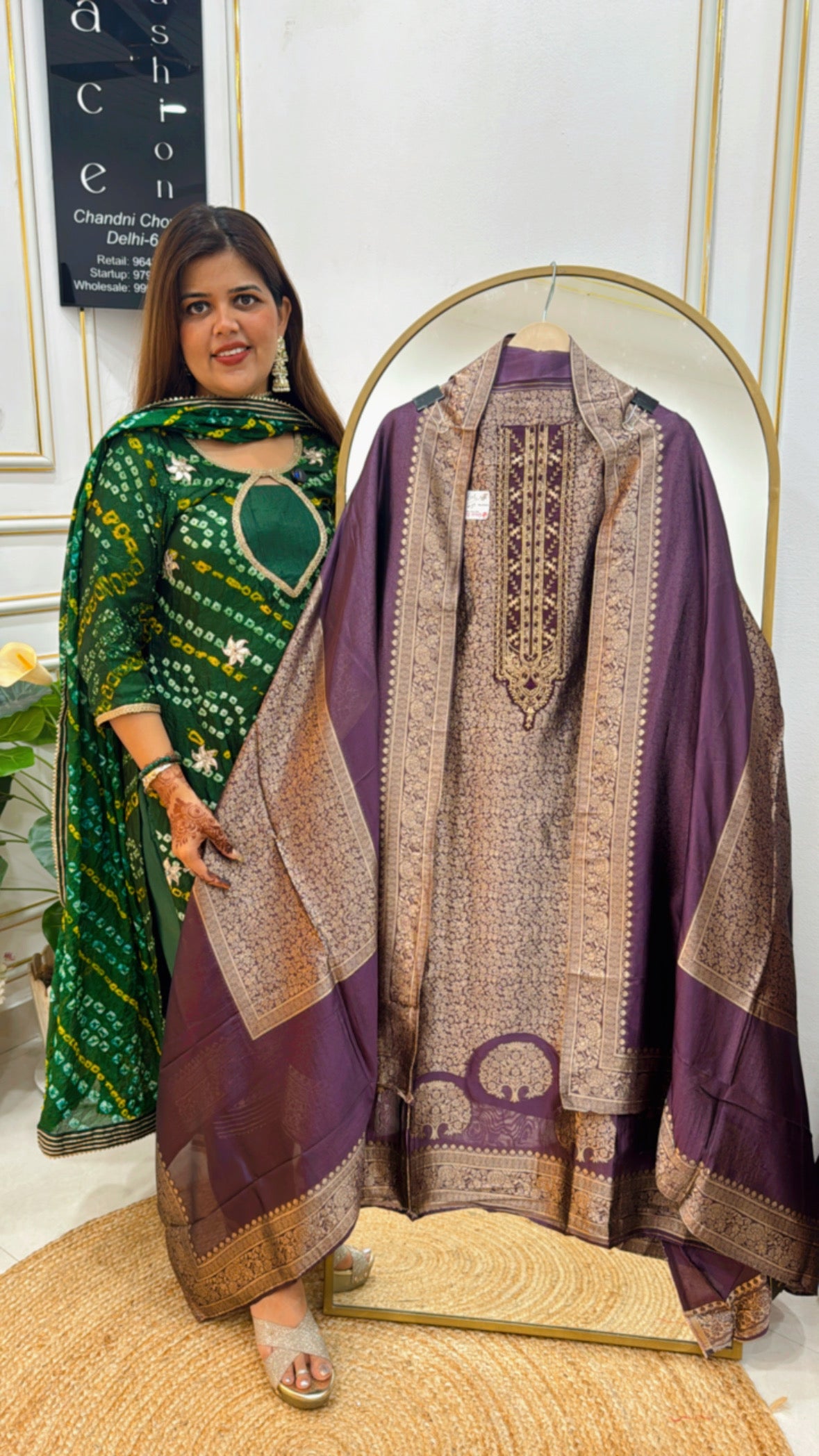 Festival Special Premium Raw Banglori Silk Suit Material – Fully Weaved Shirt &amp; Dupatta GF 370