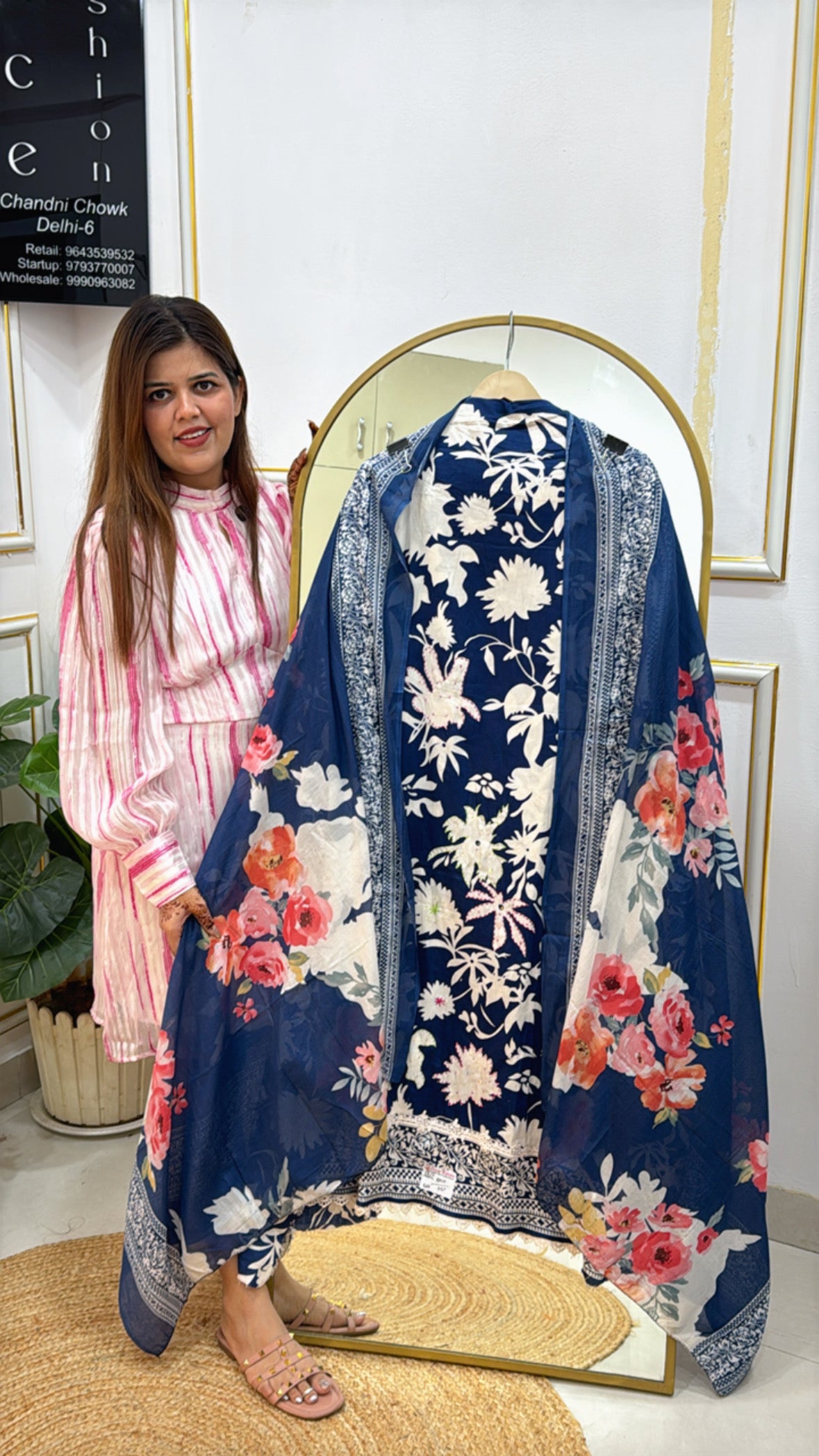 Everyday Comfort Pure Cotton Printed Suit Material with Digital Printed Dupatta GF 408