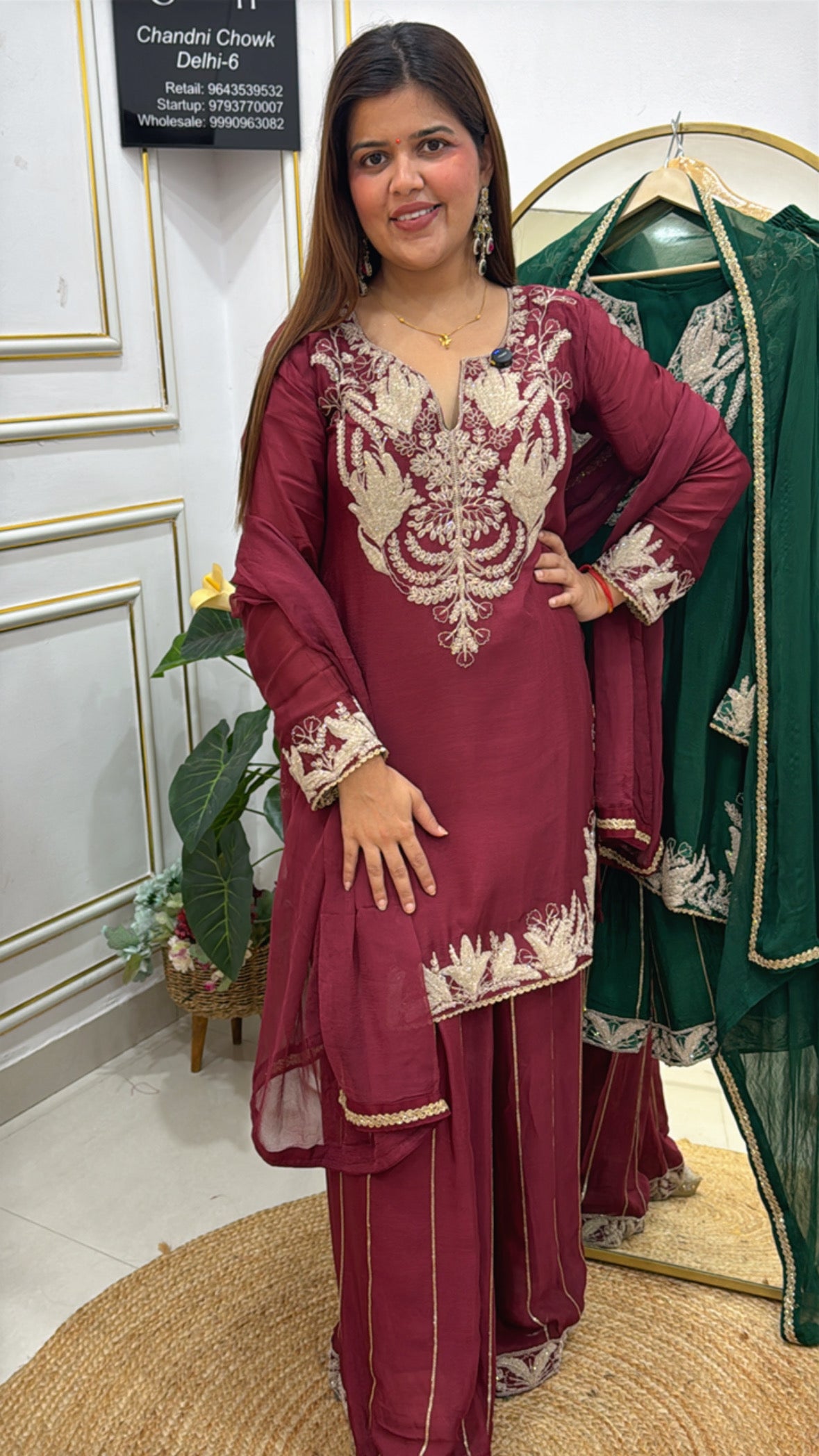 Festival special ready to wear pure chinnon silk partywear dress with full doria zardoji work all over dress GF619