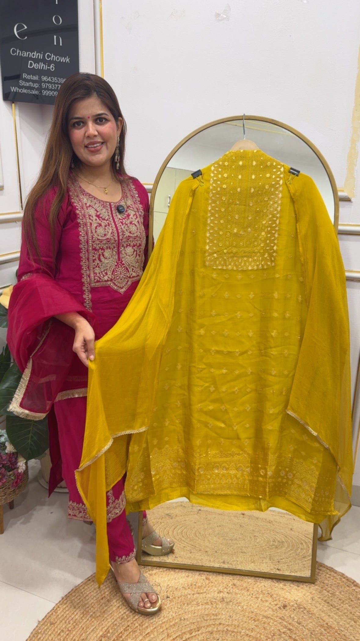 Beautiful and stylish prettiest fully weaved organza silk suit material perfect for any small occasion GF777