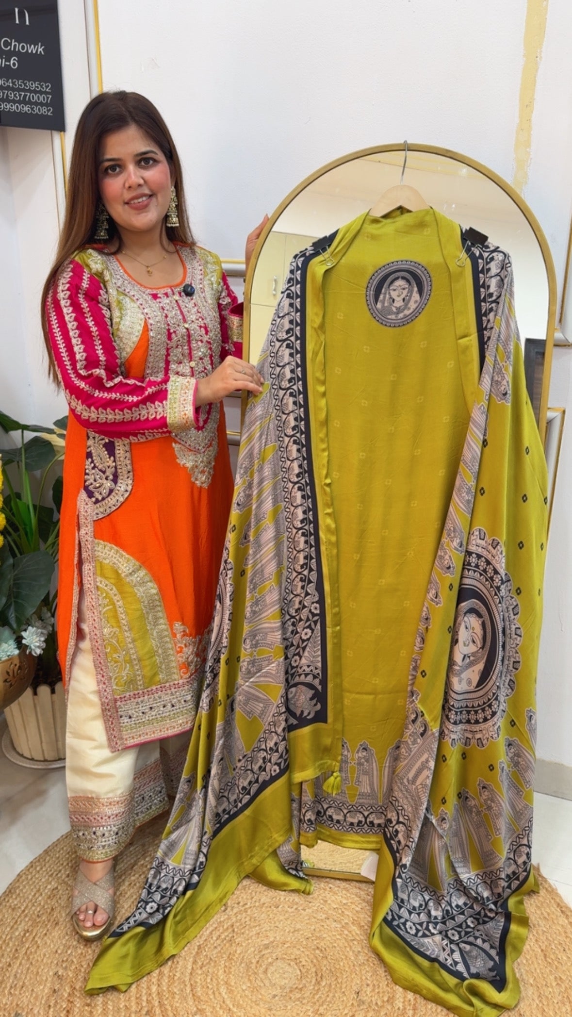 Best seller premium and pure figure printed gajji sik suit material with premium gajji silk dupatta GF 704