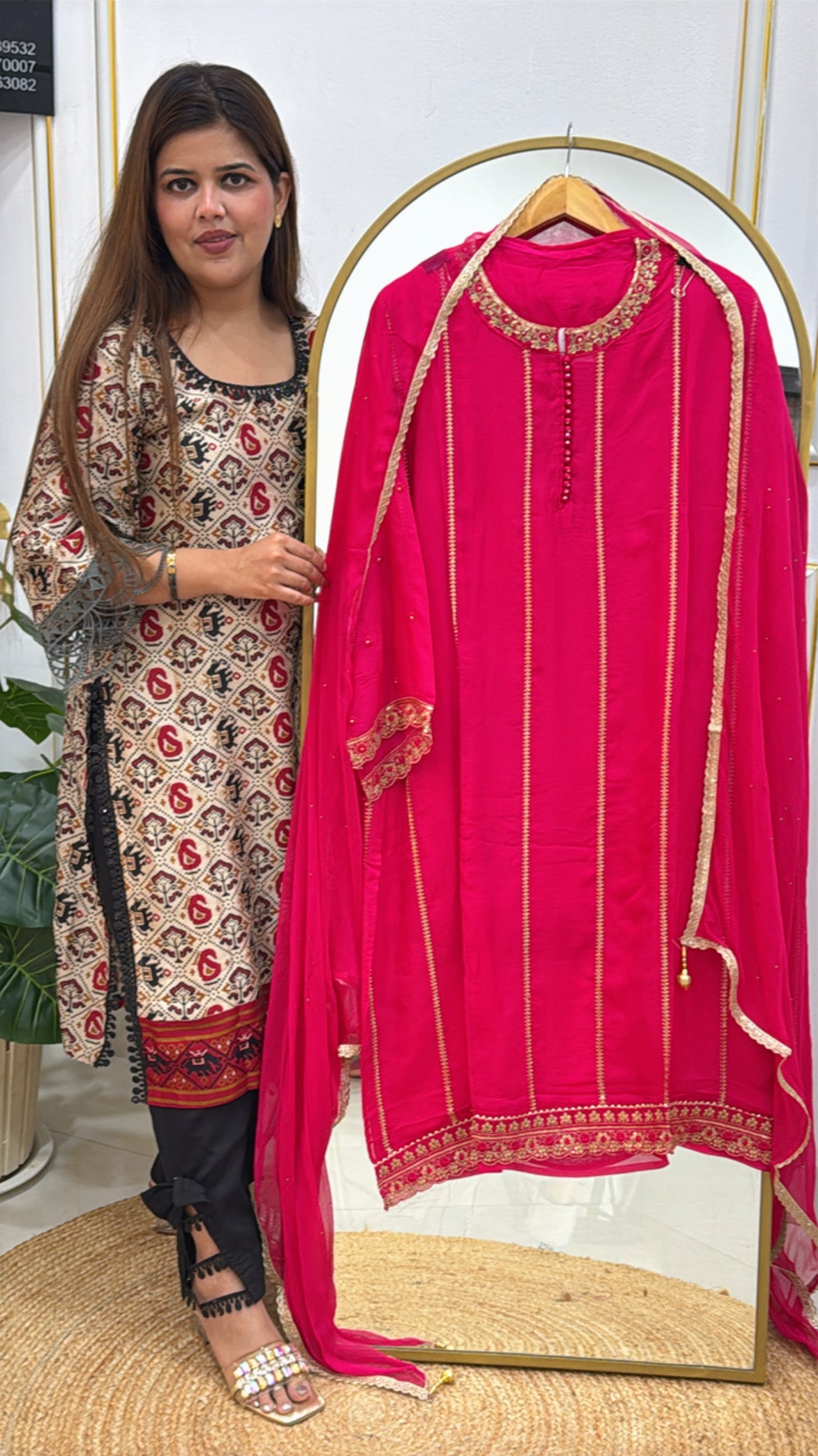 Premium Organza with Handwork Detailing GF 288