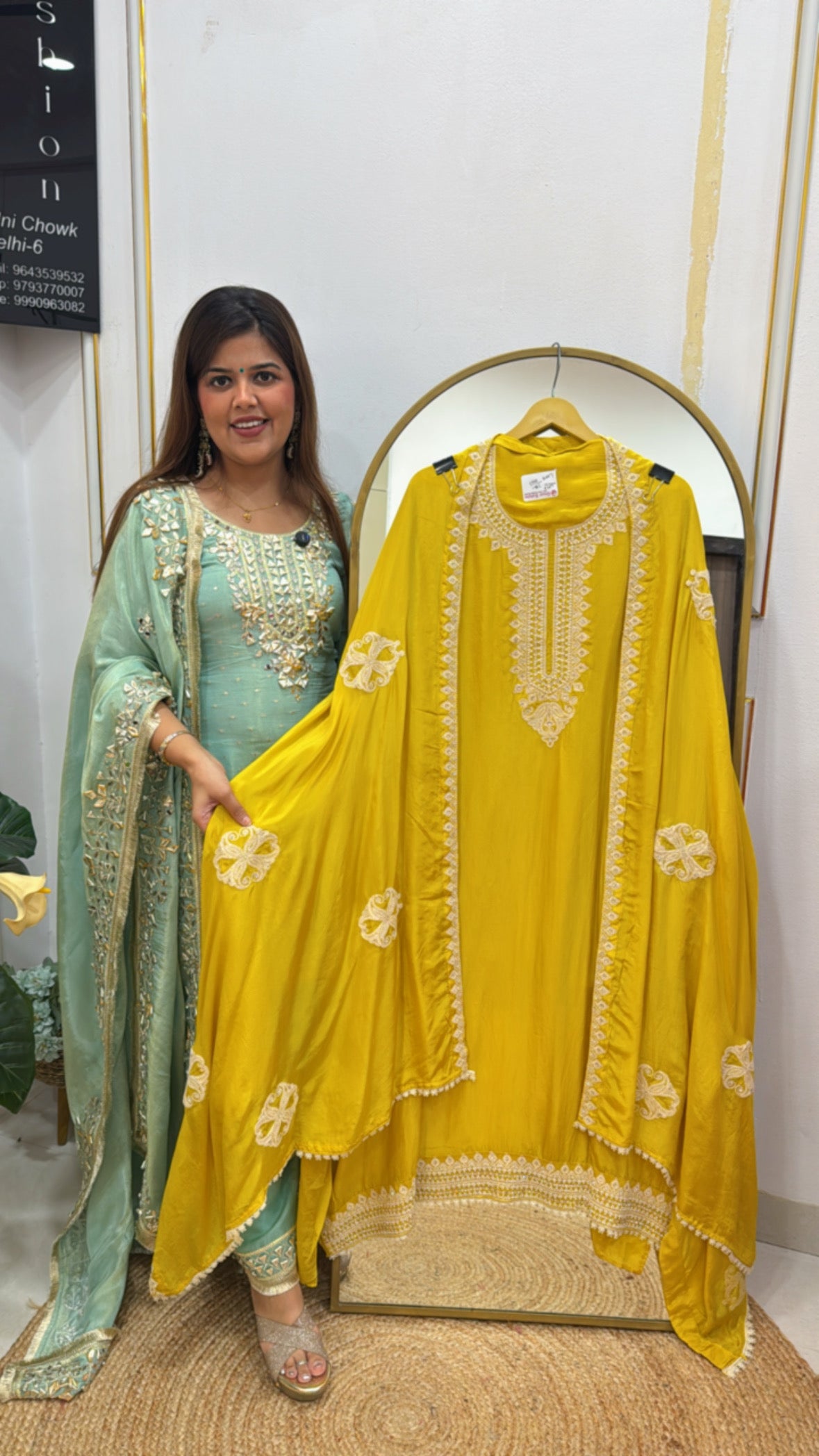 Partywear special decent and designer premium handwork pure silk suit material with pure silk dupatta GF584