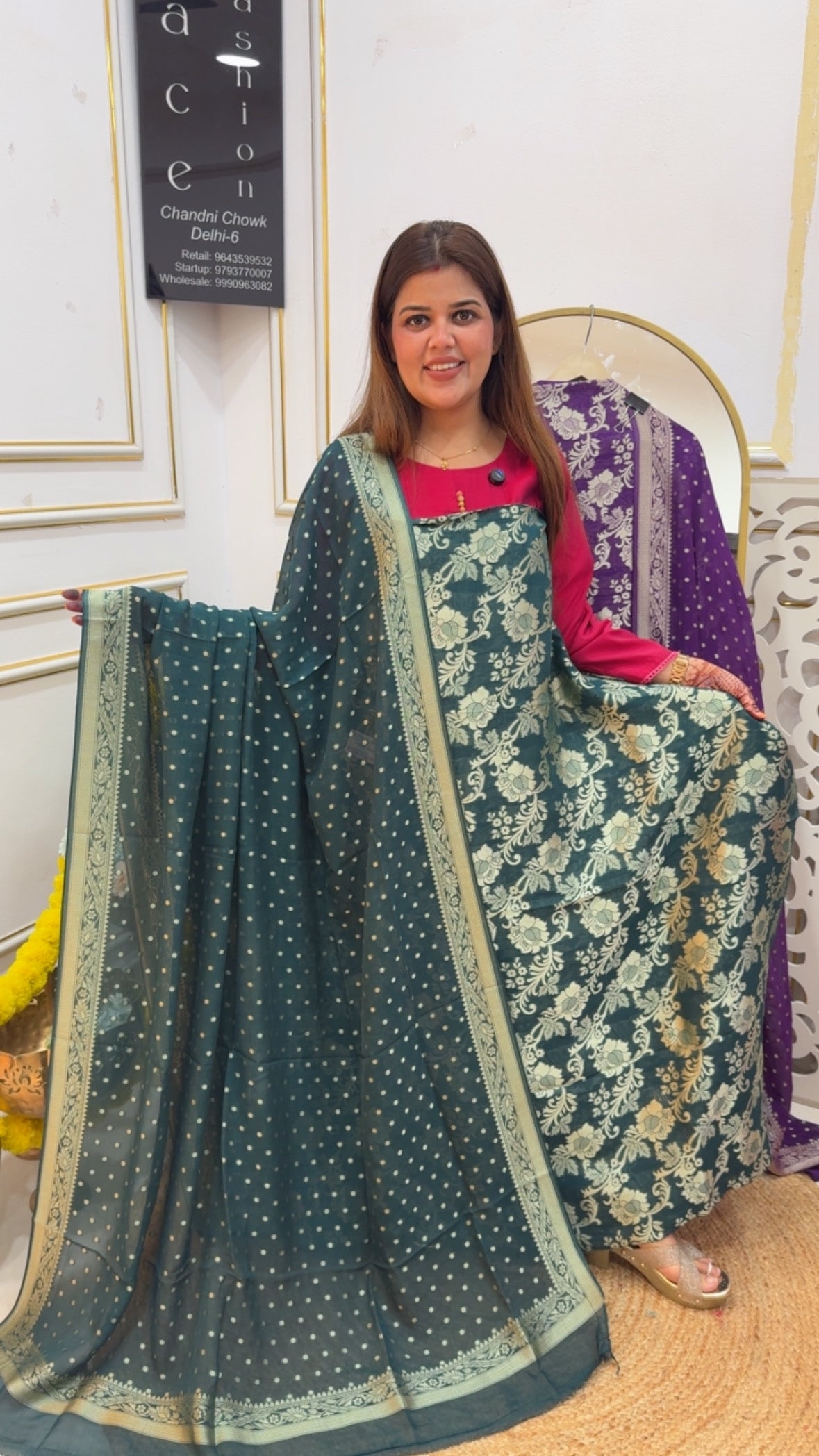 Exclusive gold collection premium khaddi silk weaved royal suit material with celebratic look premium khaddi silk dupatta GF 738