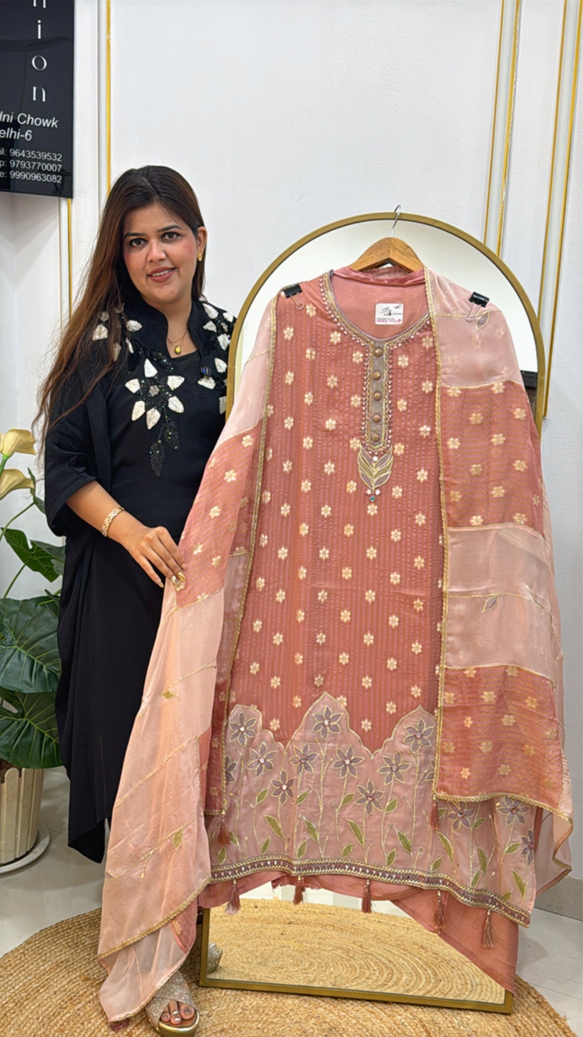 Pure Kanjivaram Organza Silk Unstitched Suit with Designer Weaved Dupatta GF 308