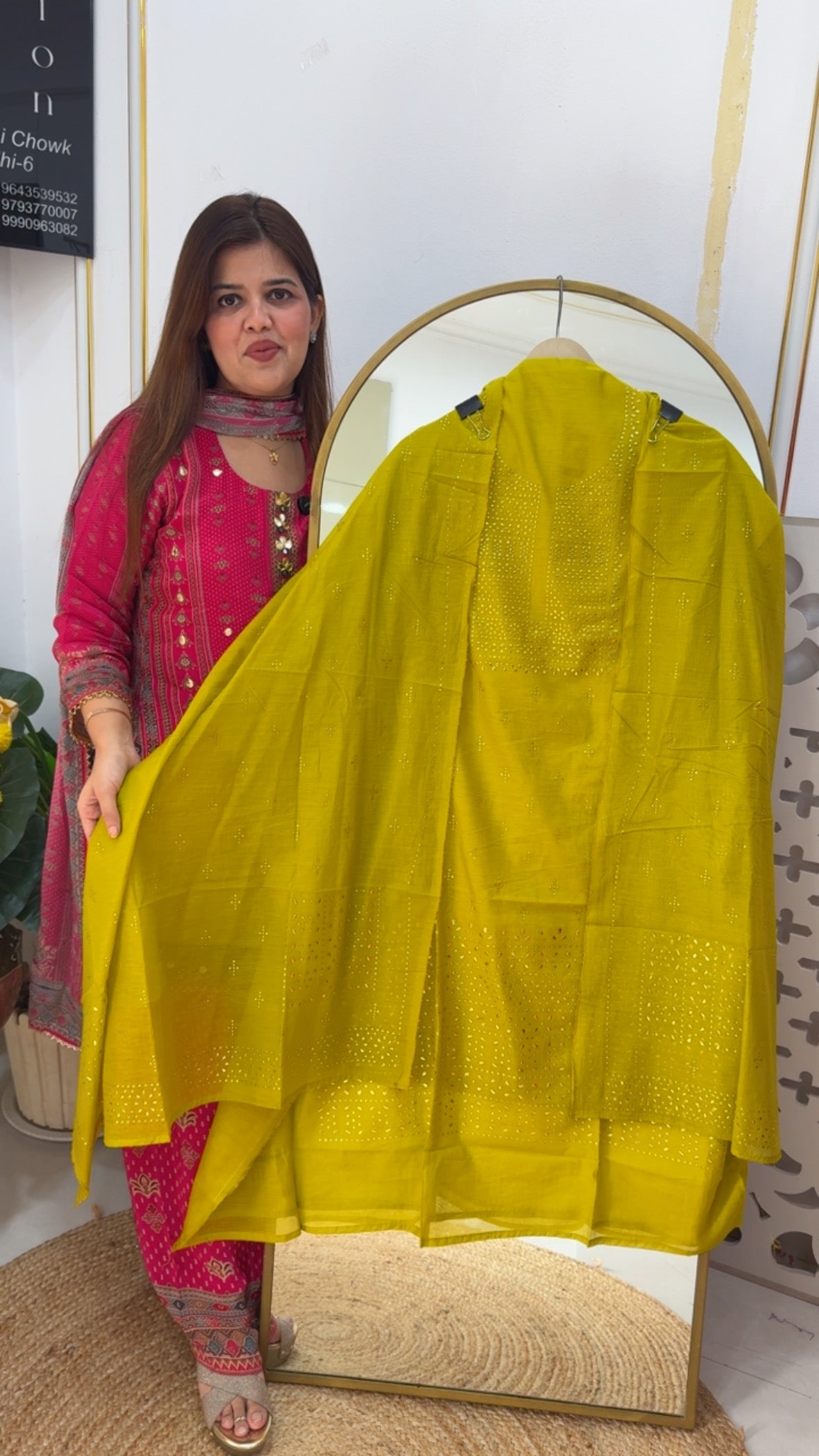 Mul chanderi with Mukesh work super soft and comfortable suit material  GF715