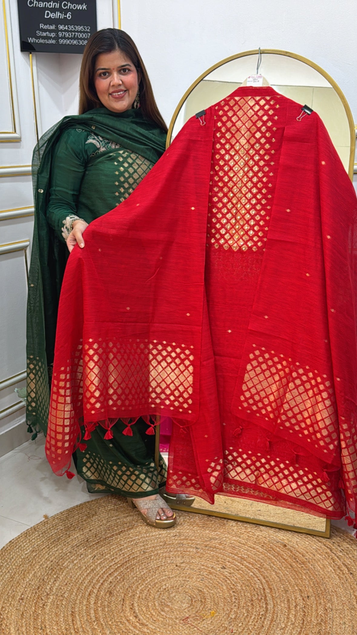 Hot seller moonga silk jamdhani with fully gold weaved GF618