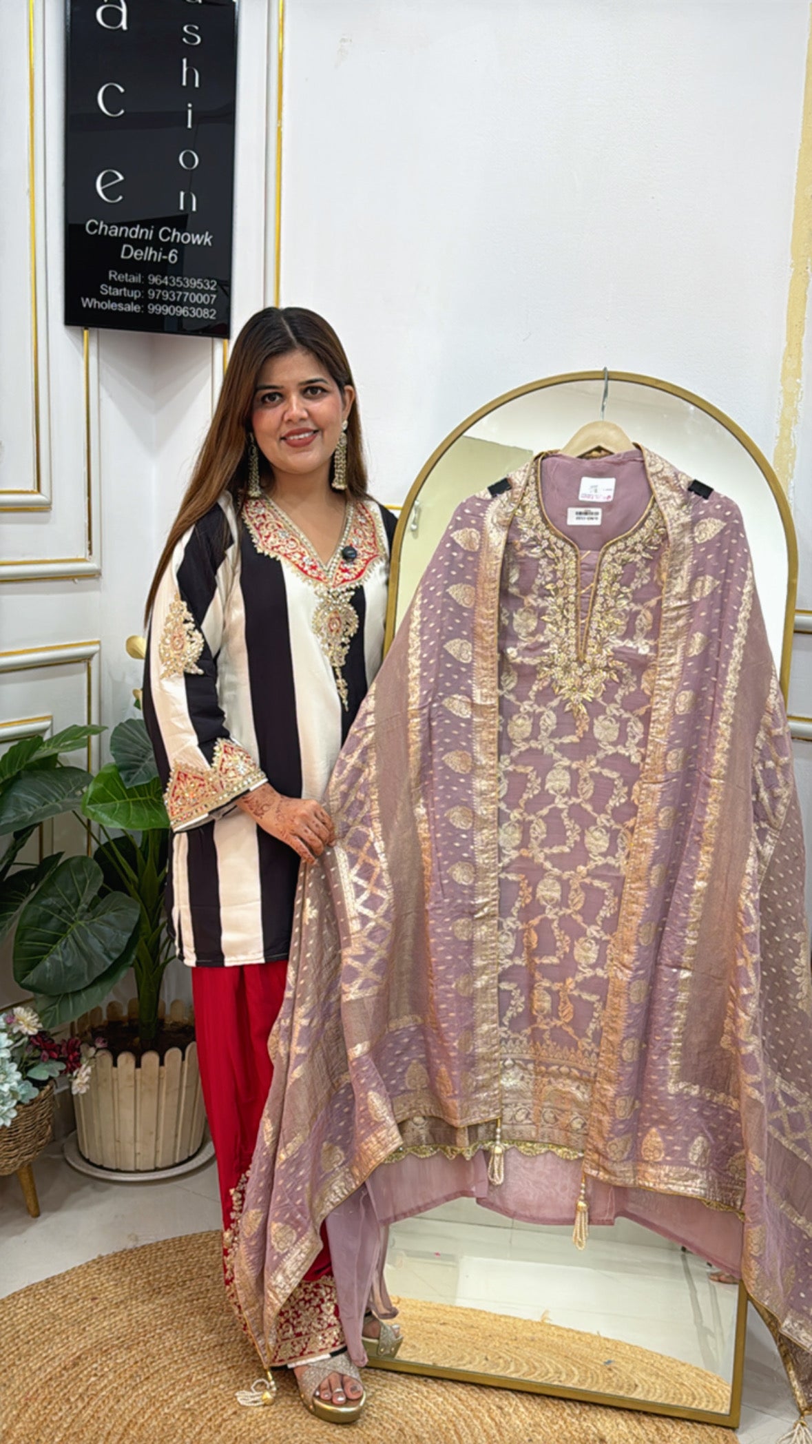 Festival Special Pure Organza Silk Suit Material GF 418