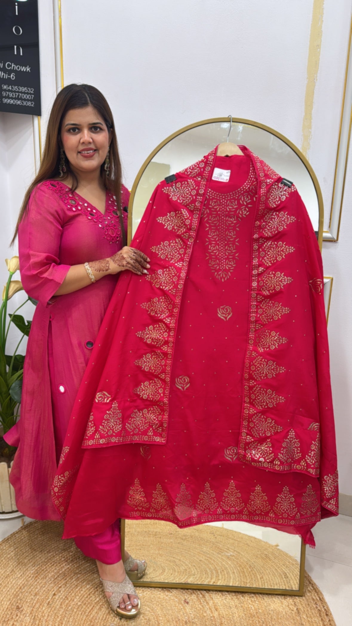 Gifting special cotton silk suit material GF 403