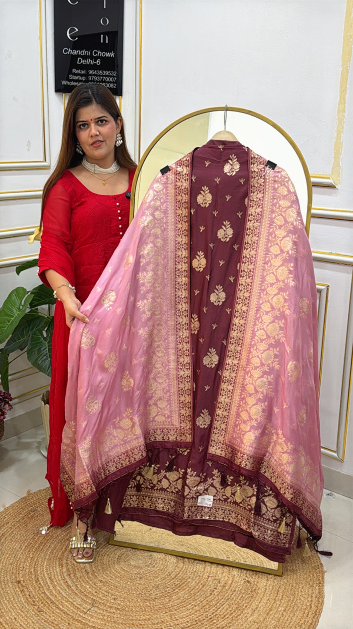 Wedding Season Special Pure Banglori Silk Full Weaved Suit with Matching Dupatta GF 541