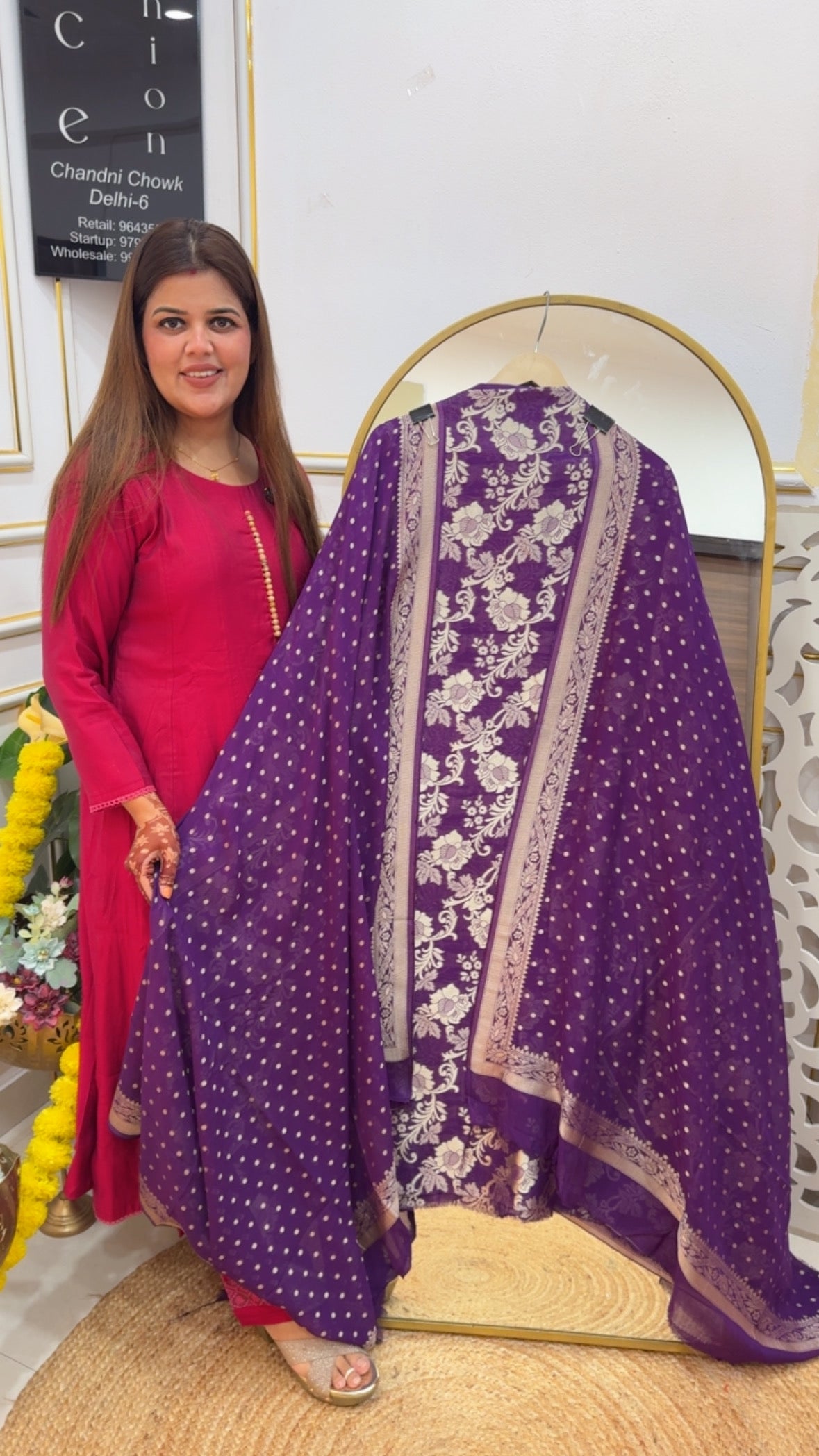 Exclusive gold collection premium khaddi silk weaved royal suit material with celebratic look premium khaddi silk dupatta GF 738