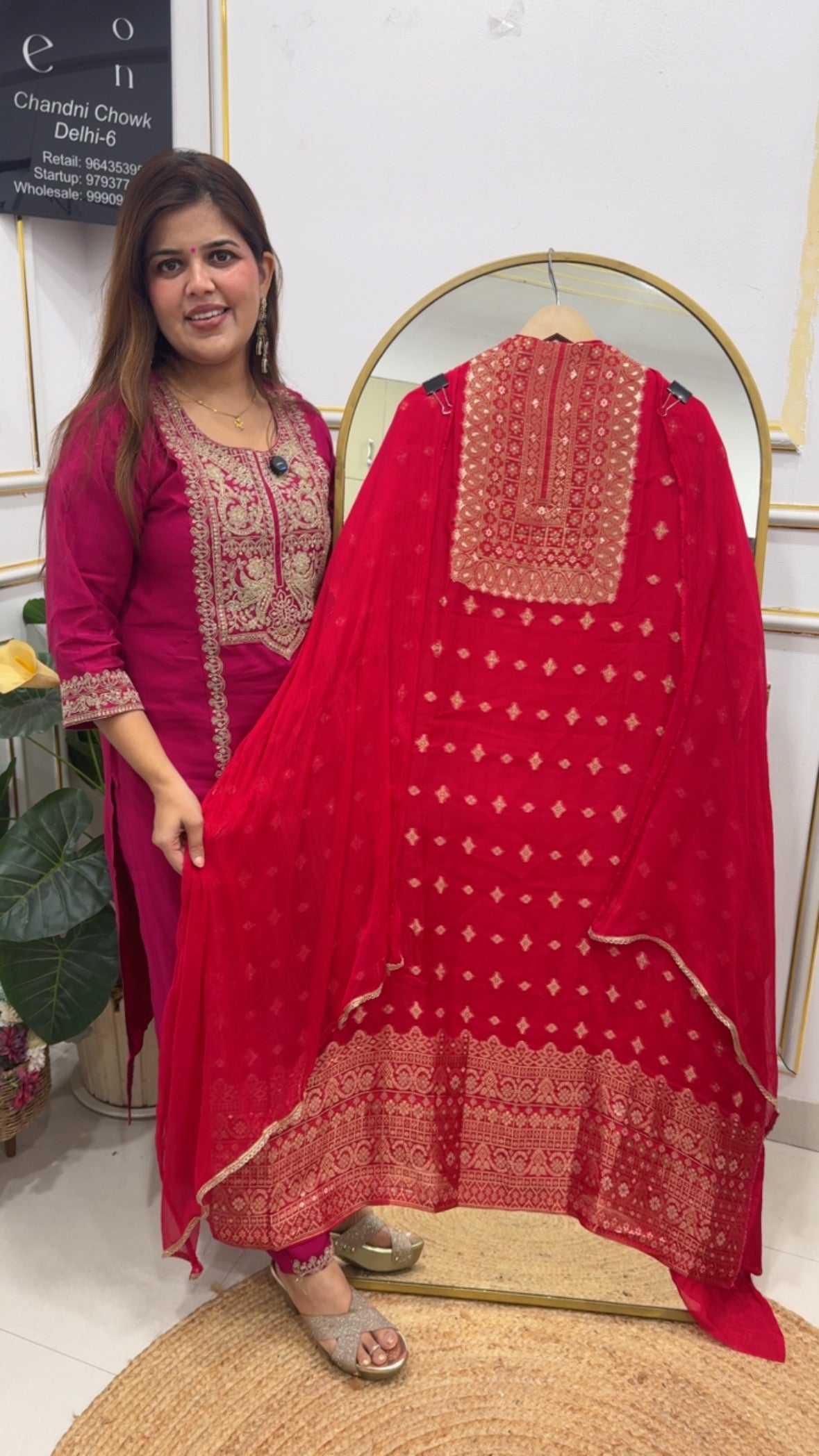 Beautiful and stylish prettiest fully weaved organza silk suit material perfect for any small occasion GF777