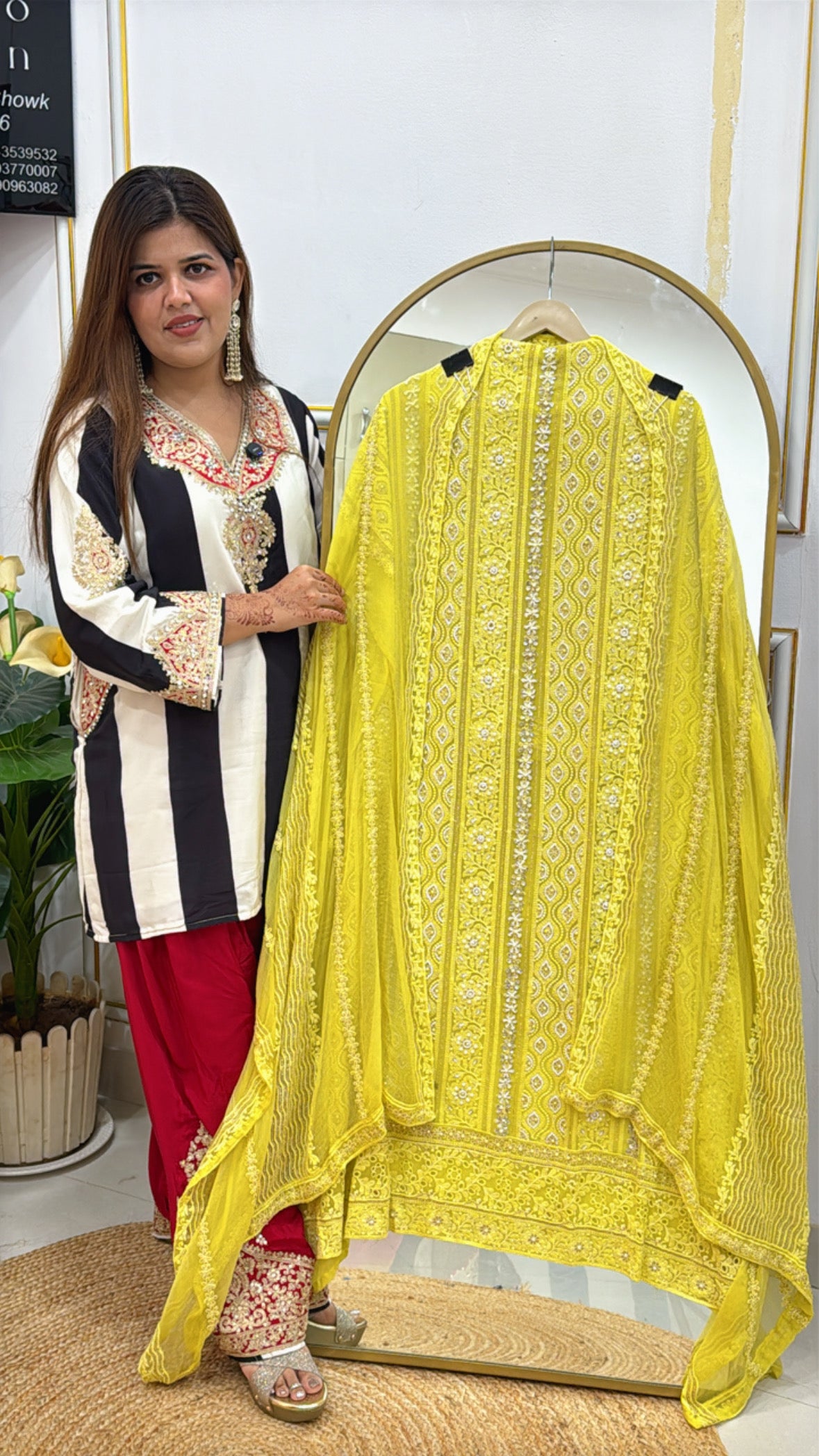 Pure Chikankari Georgette Suit GF 423