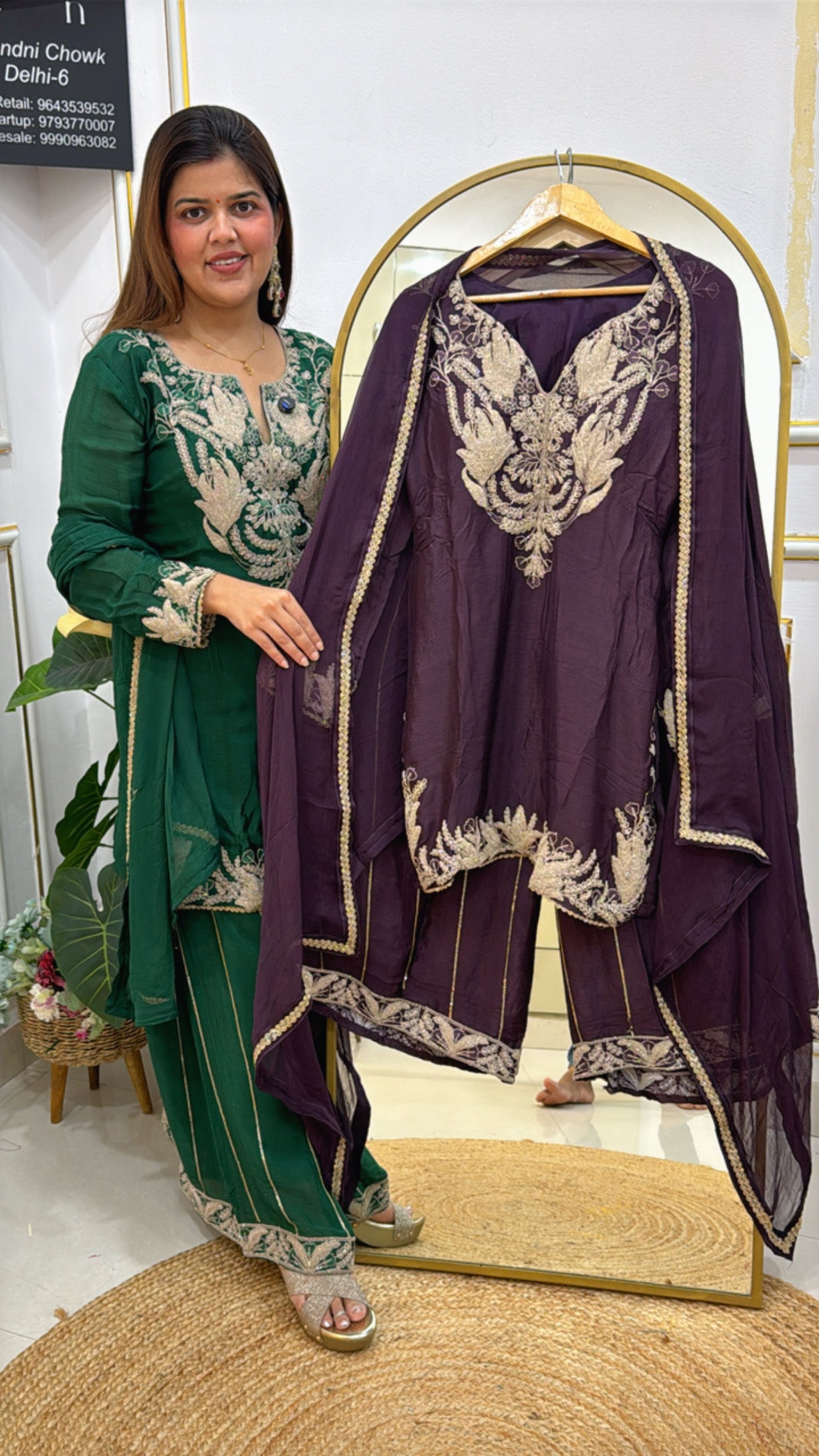 Festival special ready to wear pure chinnon silk partywear dress with full doria zardoji work all over dress GF619