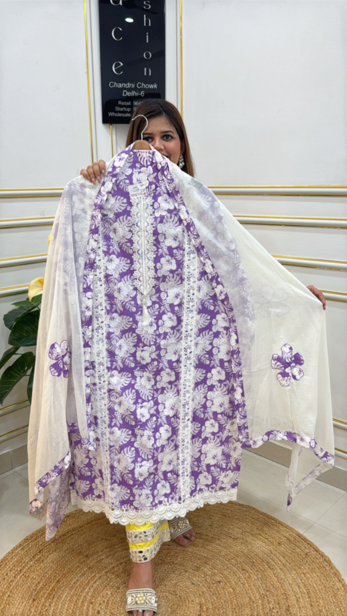 PREMIUM COTTON &nbsp;SHIRT WITH LACES CONCEPTS DESIGNER UNSTITCHED SUITS&nbsp; GF 140