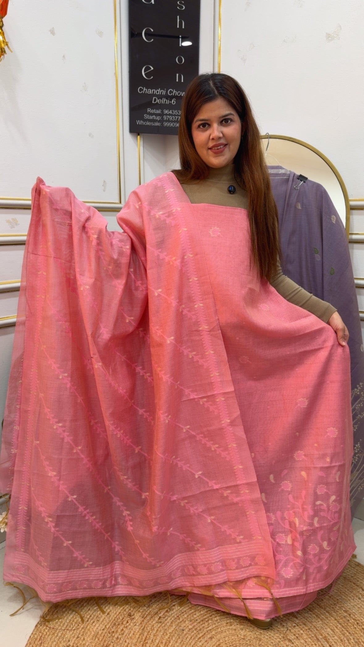 Premium pure  Best Seller Moonga silk weaved jamdhani suit mate with Moonga silk dupatta full weaved GF867