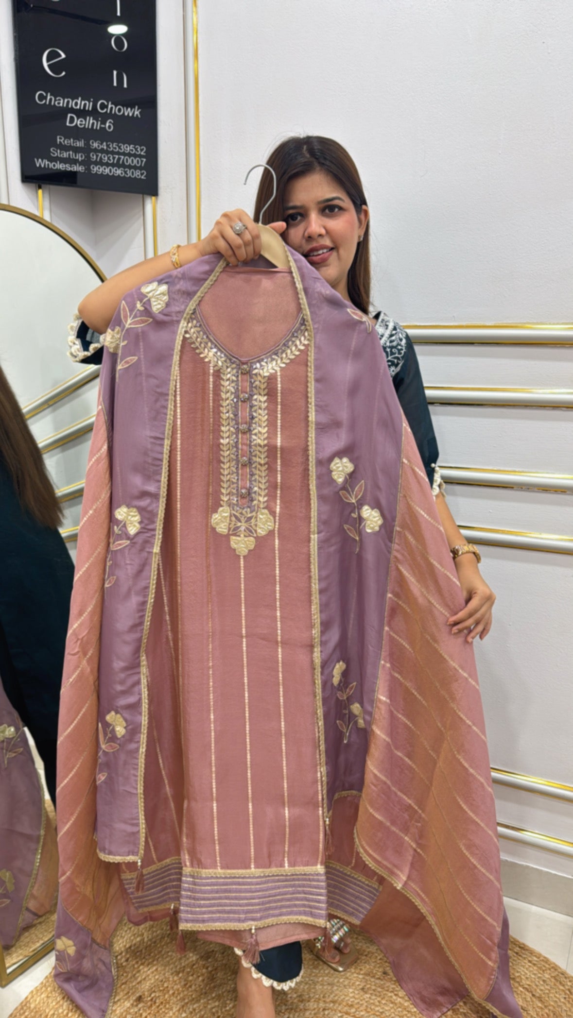 Premium pure kajivaram silk material with antique hand detailing with pure and premium kajivaram dupatta with silk bottom  GF 249