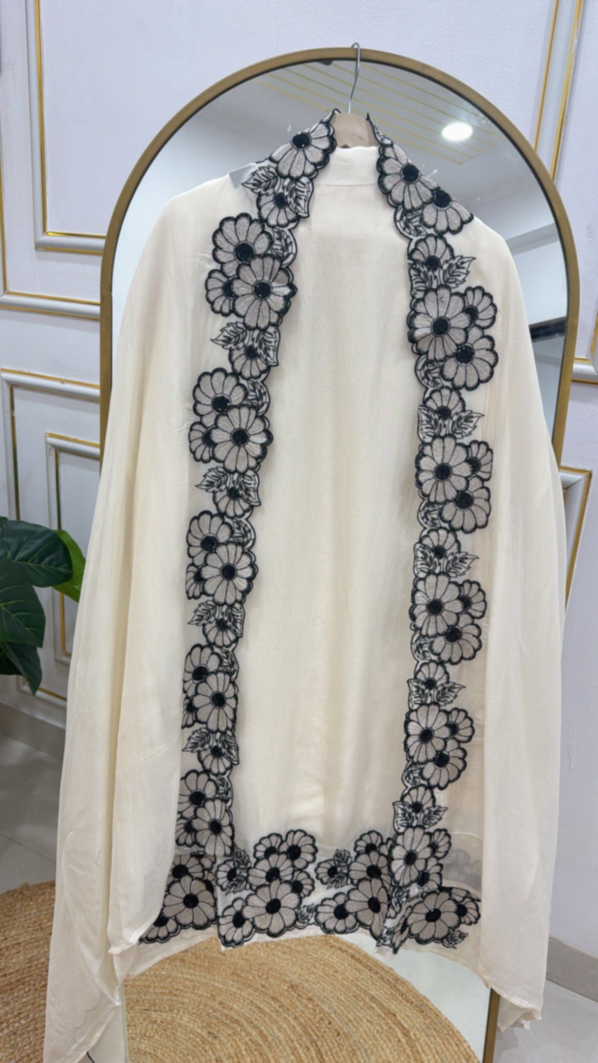 Premium pure soft organza with unique scalping all around dupatta and shirt GF 243