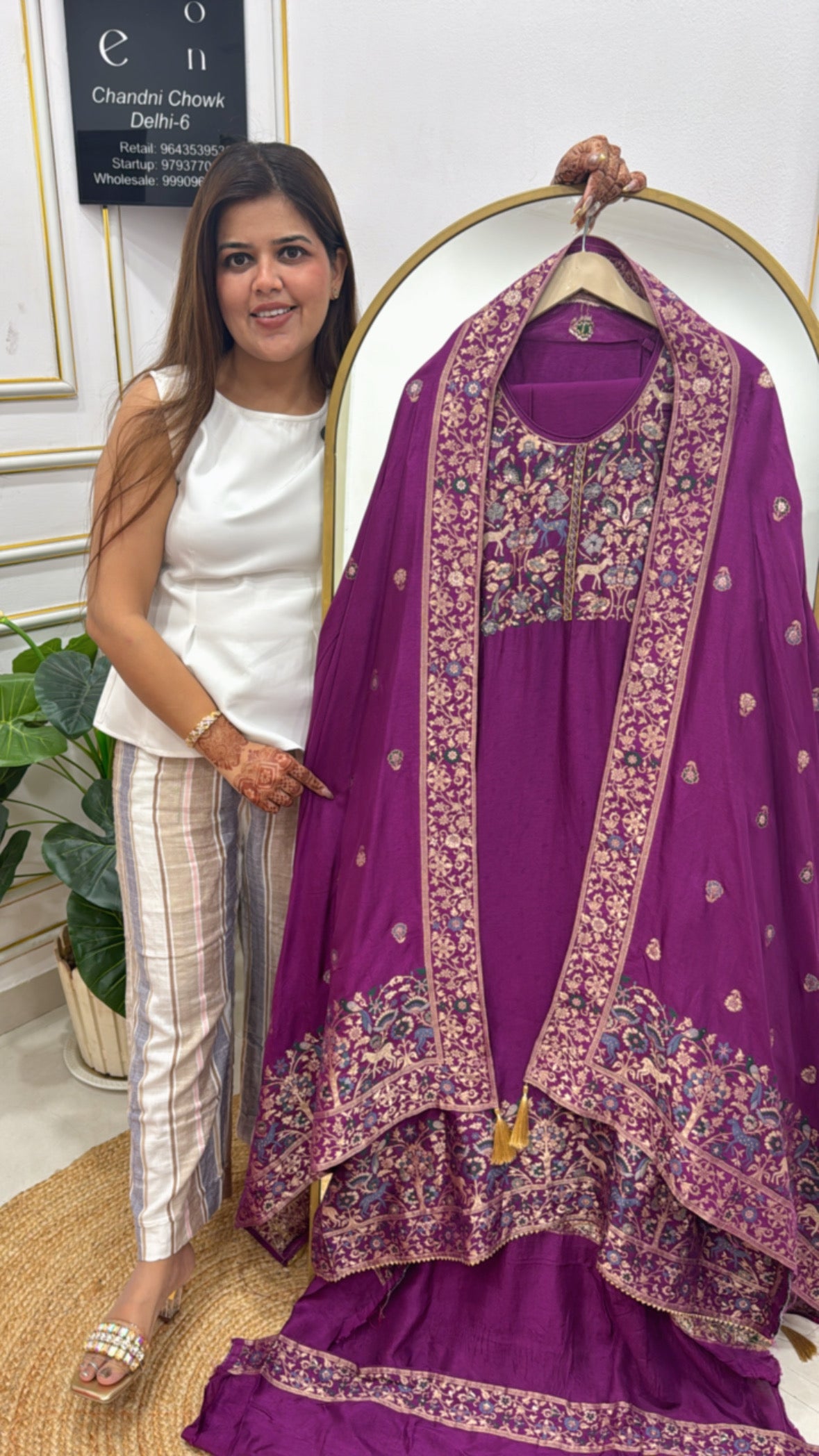 Premium pure  traditional raw silk fully weaved shirt and dupatta GF 247