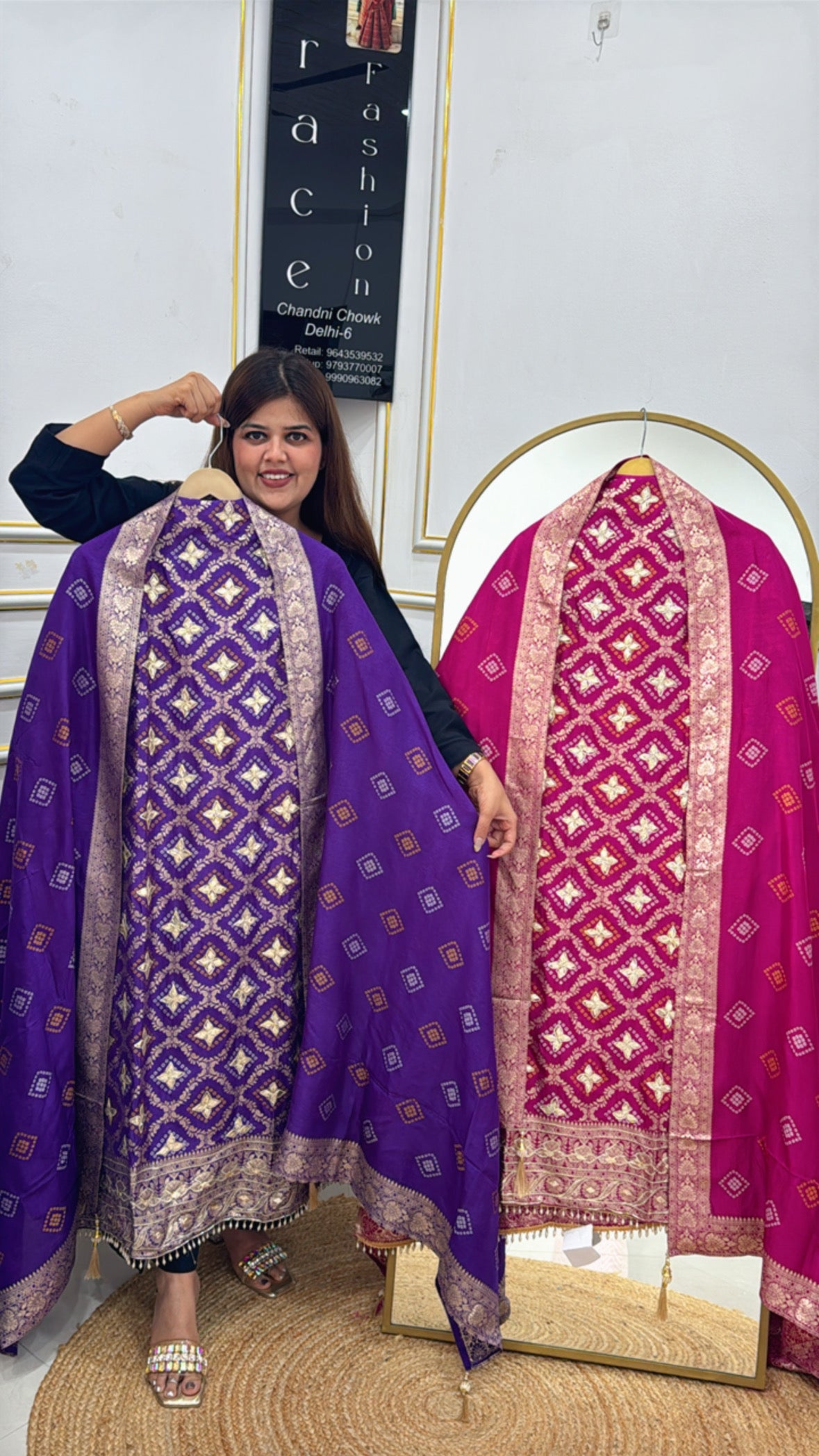 Weaved silk fabric is used for the suit, known for its luxurious feel and durability GF 322