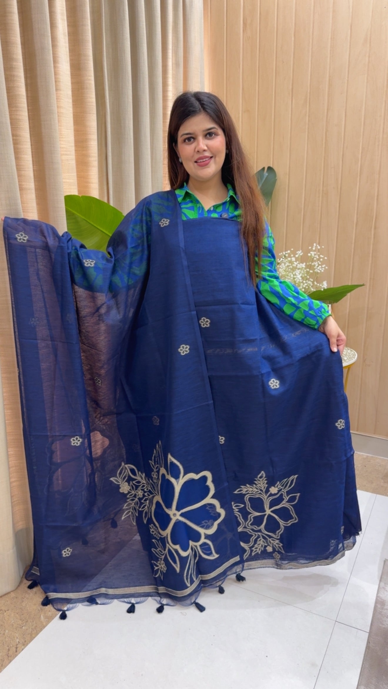 Royal and classy most demanded Moonga silk jamdhani with golden weaved applique work and premium Moonga silk dupatta GF1182