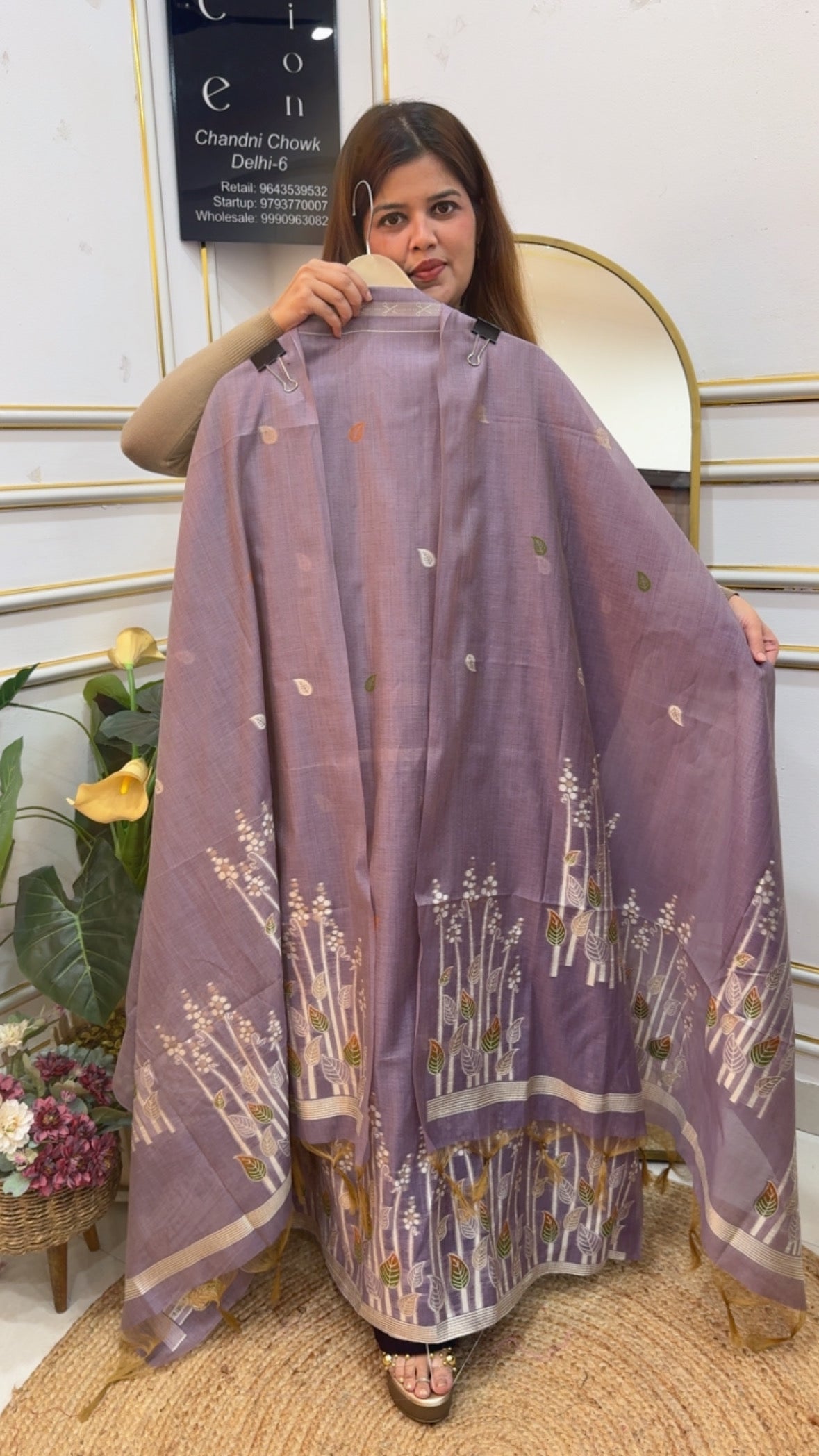 Premium pure  Best Seller Moonga silk weaved jamdhani suit mate with Moonga silk dupatta full weaved GF867