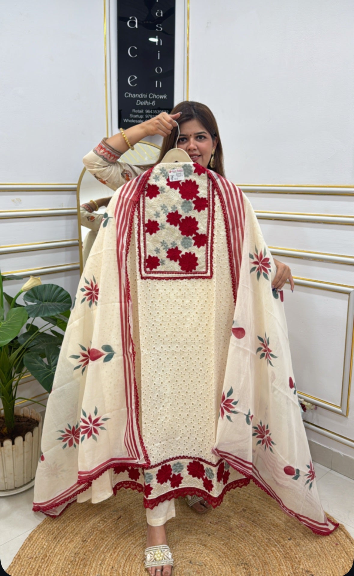 Elegant unstitched ladies suits online featuring floral embroidery and stylish dupatta for festive occasions