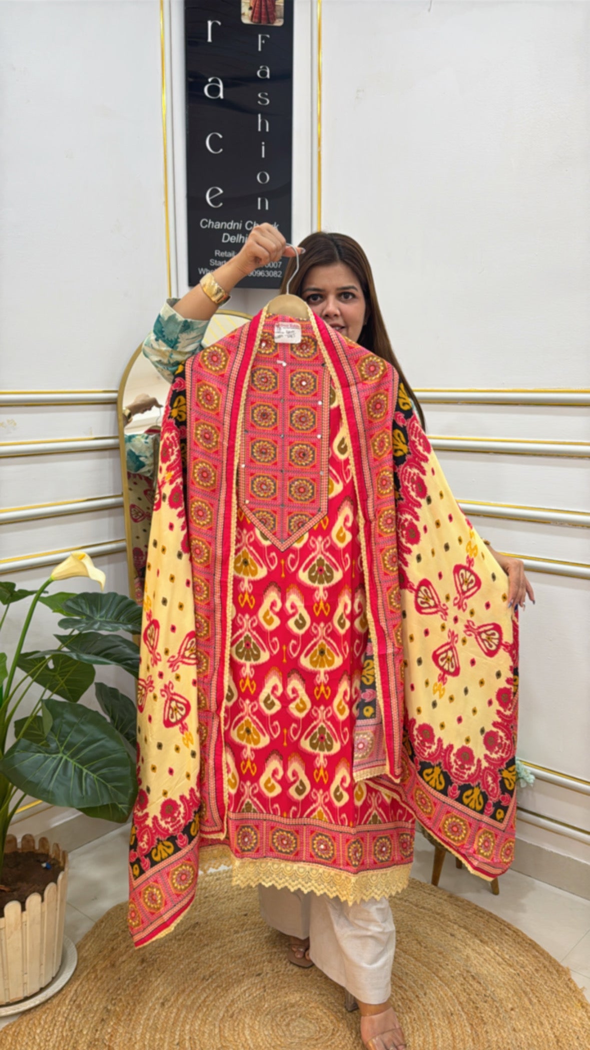 The Grace Fashion Women's Colorful Floral Printed Shawl with Unique Patterns and Lightweight Fabric